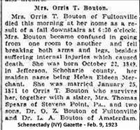 Bouton, Mrs. Orris T